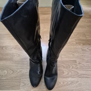 Rampage Black Over the Knee Boots